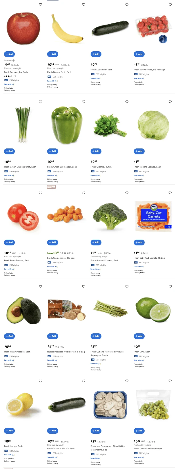 Walmart Produce Ad 10_14_23 pg 1