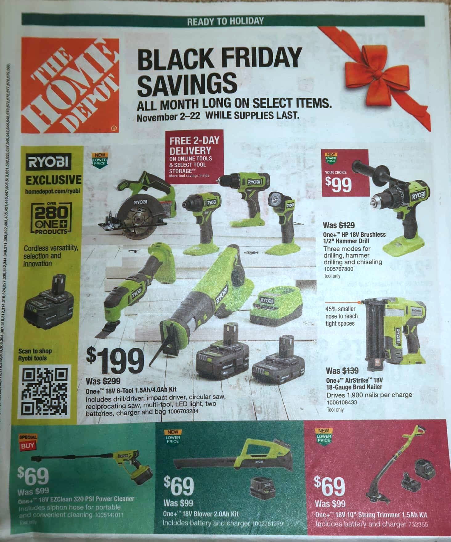 Home Depot Early Black Friday Ad 11_2_23 pg 1