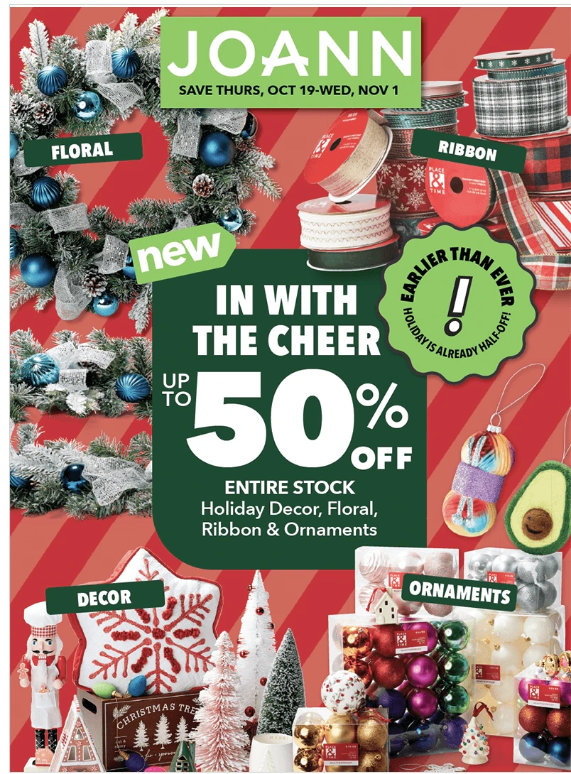 JOANN Fabrics & Crafts (10/19/23 11/1/23) Weekly Ad!
