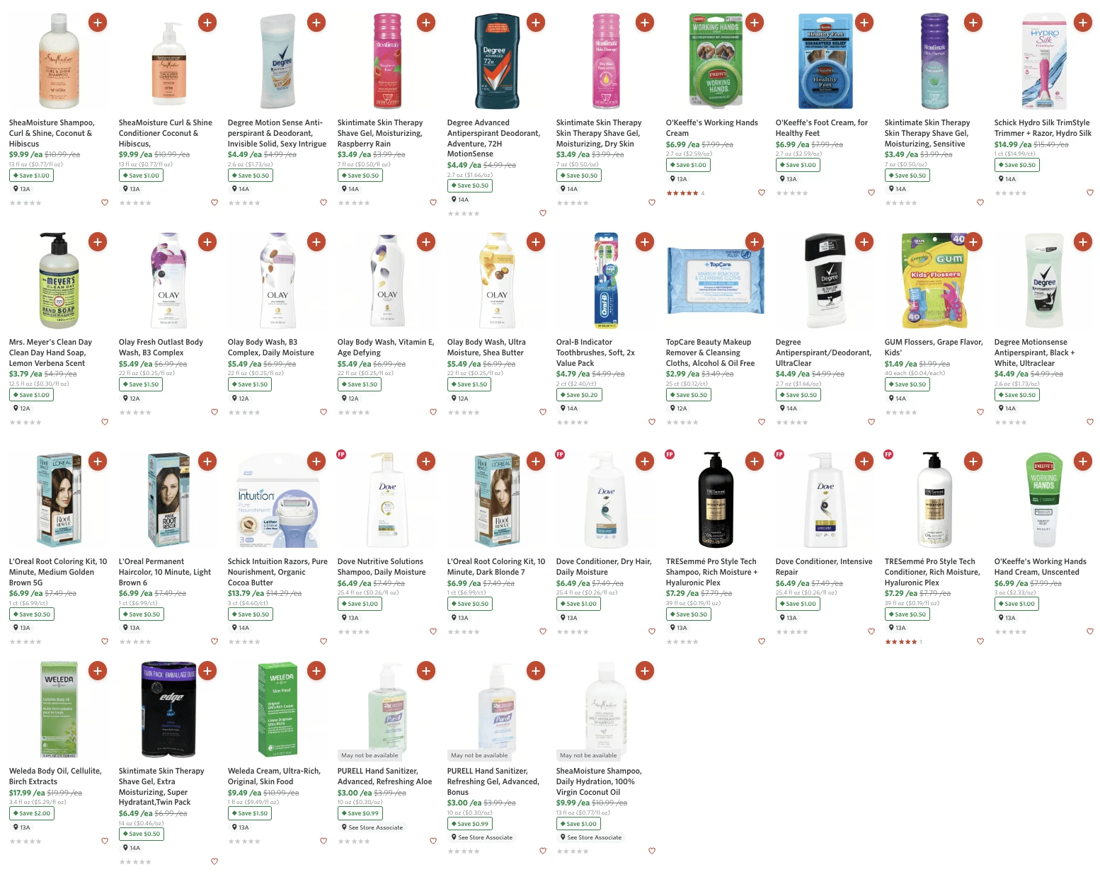 Wegmans Shoppers Club Personal Care Deals 11_12_23 pg 37