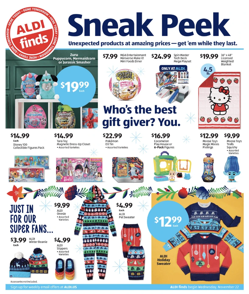 Aldi Sneak Peek Ad 11_22_23 pg 1