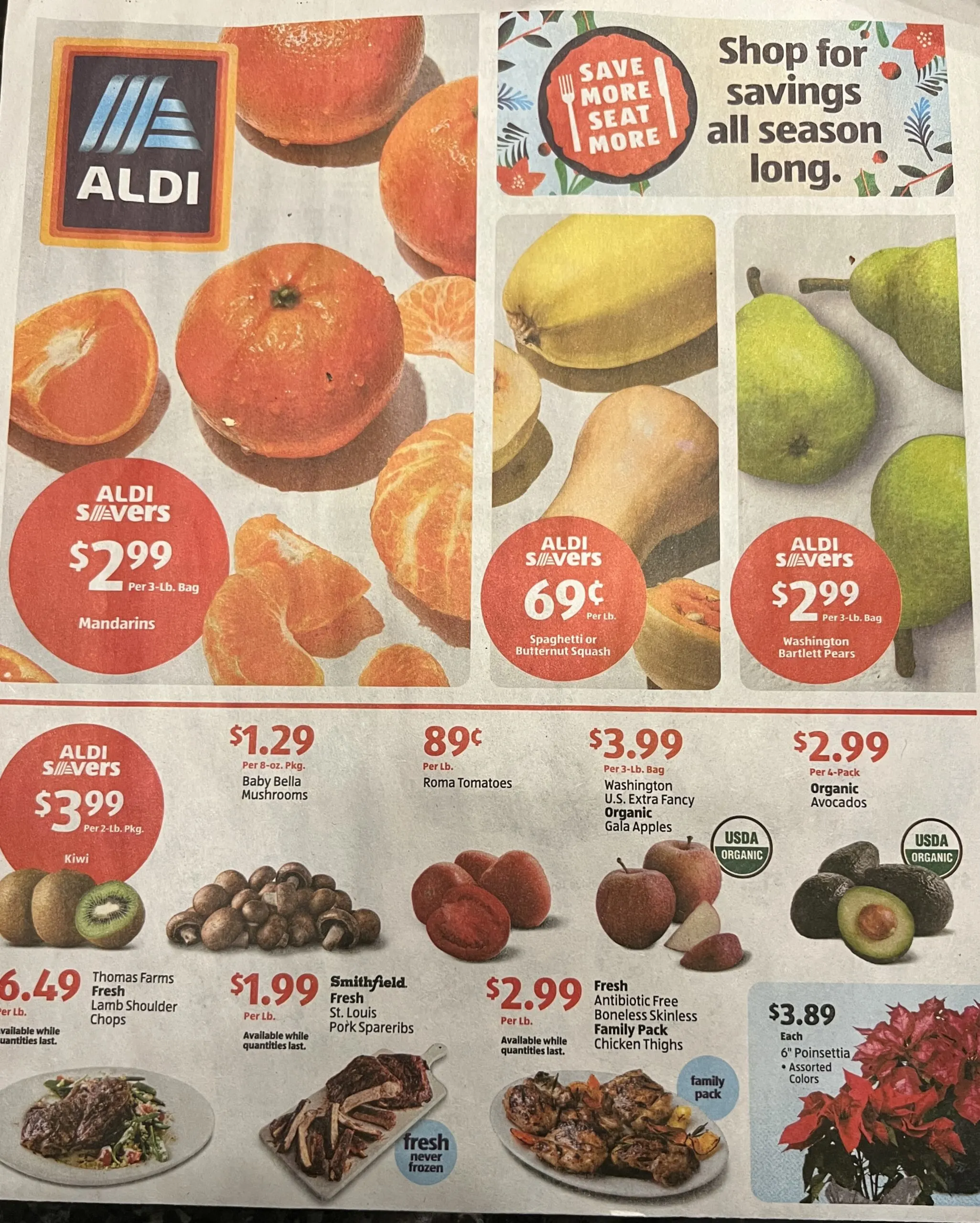 Aldi Weekly Ad 11:29:23 pg 1