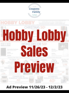 Hobby Lobby Ad This week 11_26_23