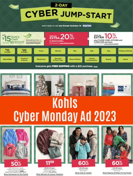 Kohls Cyber Monday 2023