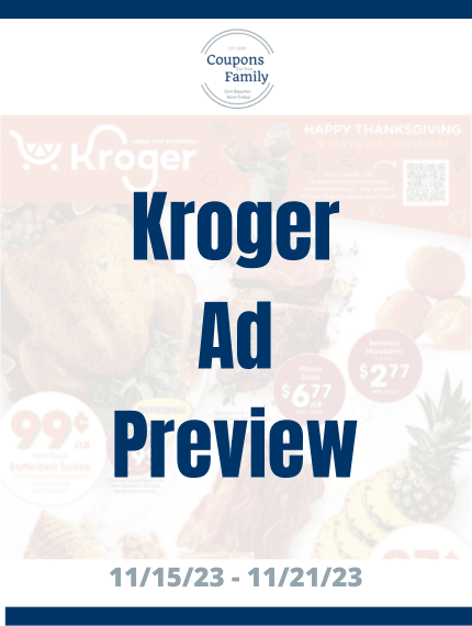 Kroger Weekly Ad Preview 11_15_23