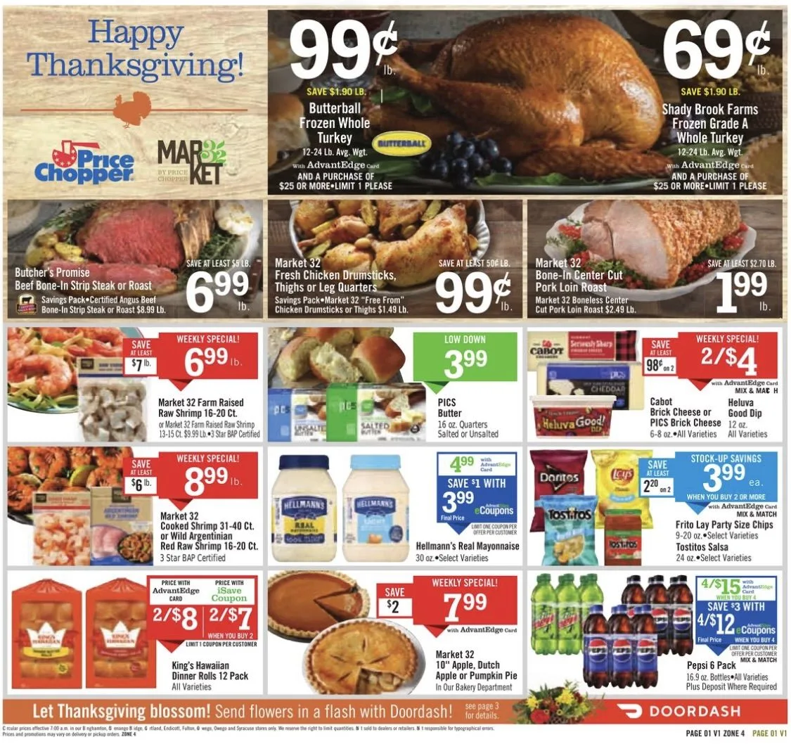 Price Chopper Ad 11_19_23 pg 1