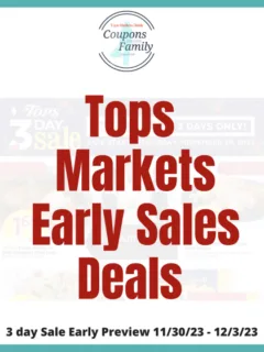 Tops Ad this week 3 day sale 11_30_23