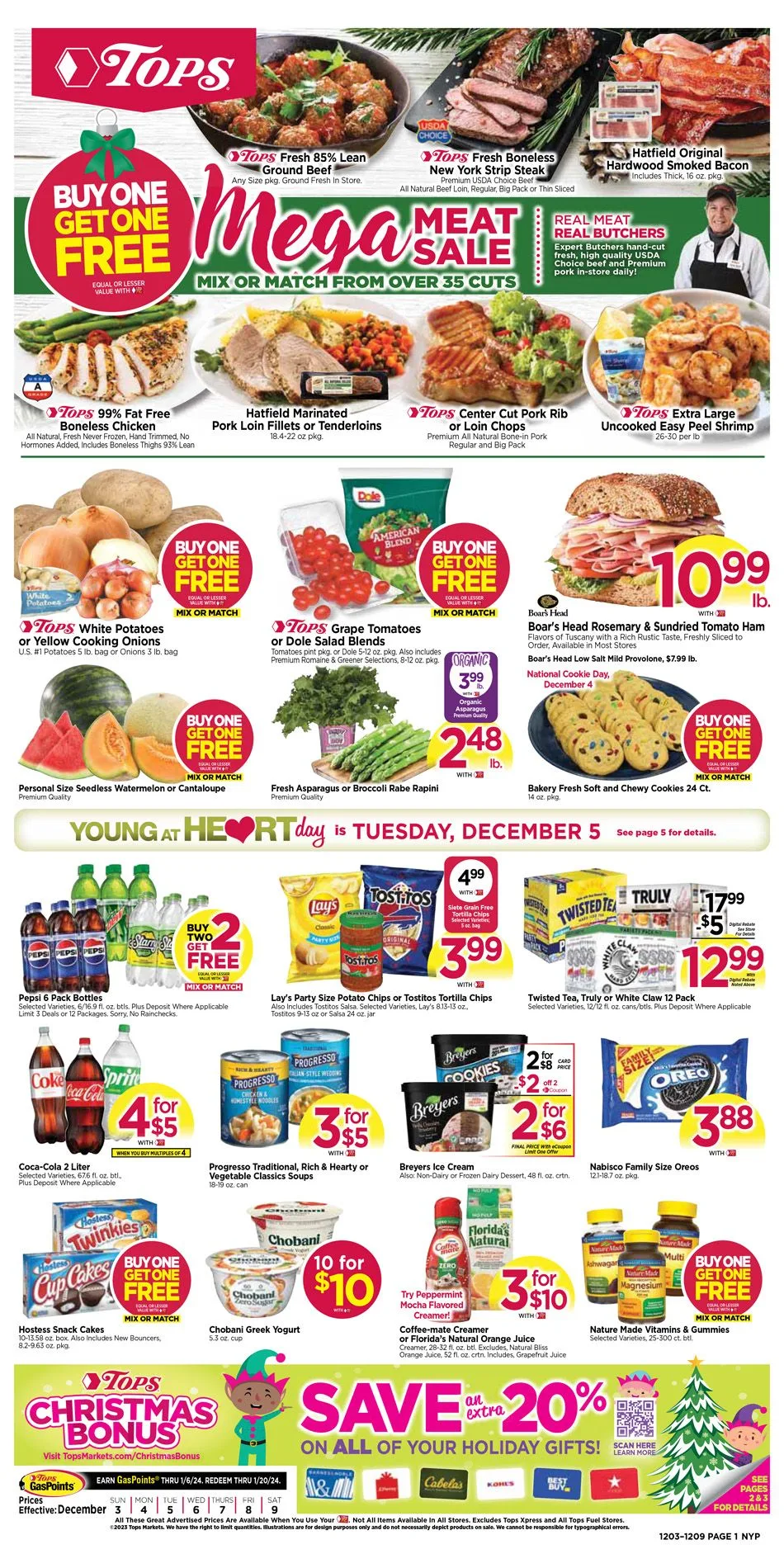 Tops Weekly Ad 12_3_23 pg 1