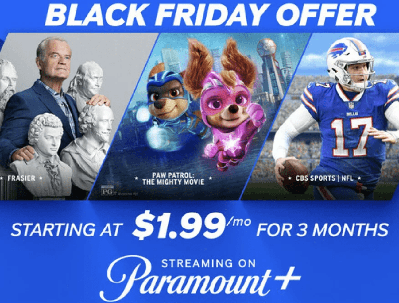 paramount plus black friday deal