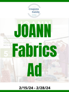 Joann fabrics Weekly Ad 2_15_24