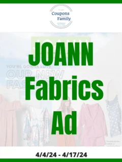 Joann fabrics Weekly Ad 4_4_24