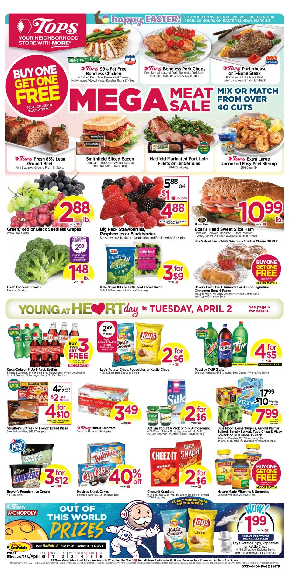 Tops Weekly Ad 3_31_24 pg 1