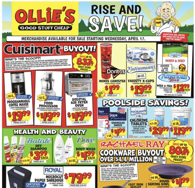 Ollies Weekly Ad 4_17_24 pg 1