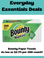**HOT** DEALS on Bounty Napkins: Cheaper Online than in store!