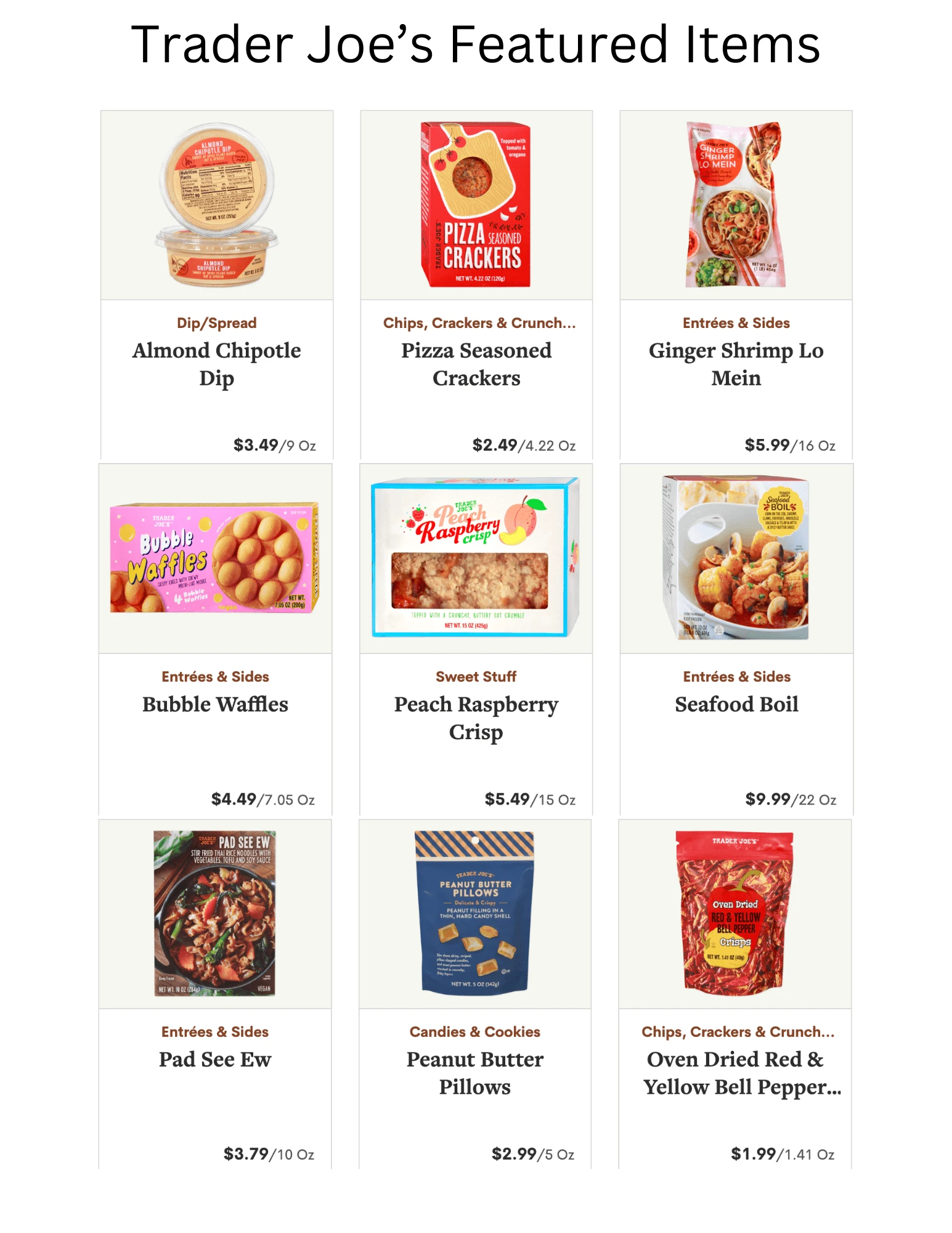 Trader Joe's Fearless Flyer Ad Preview July 2024