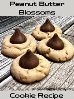 Peanut Butter Blossoms Cookies