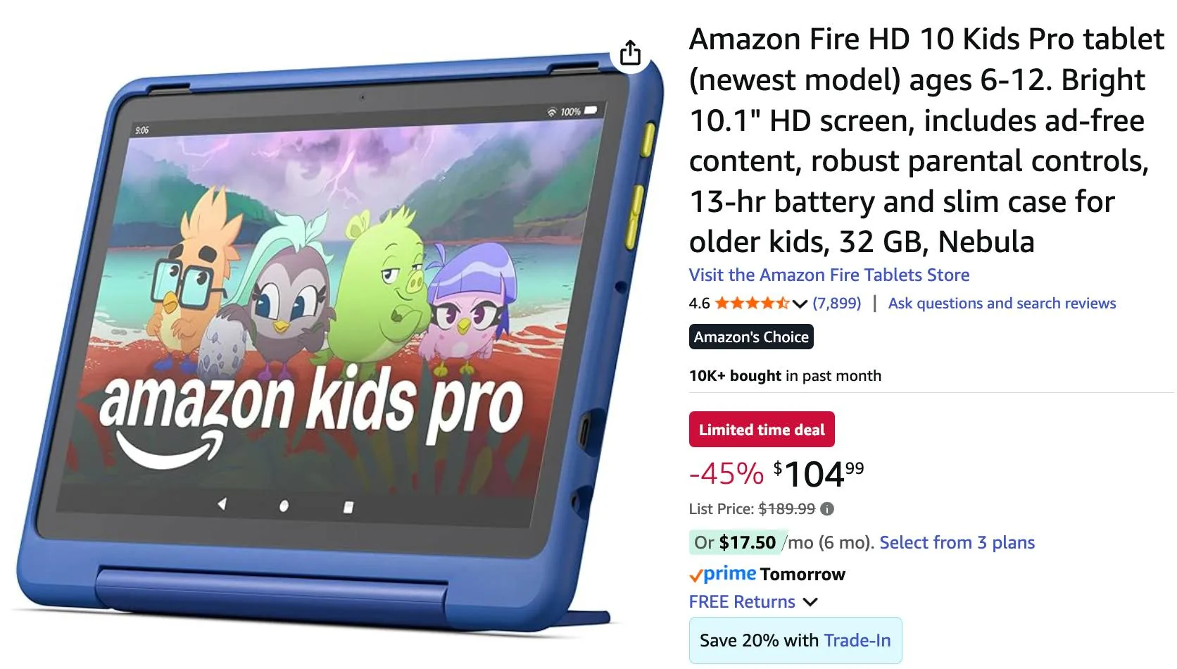 Amazon Fire HD 10 Kids Pro Amazon Fire HD 10 Kids Pro