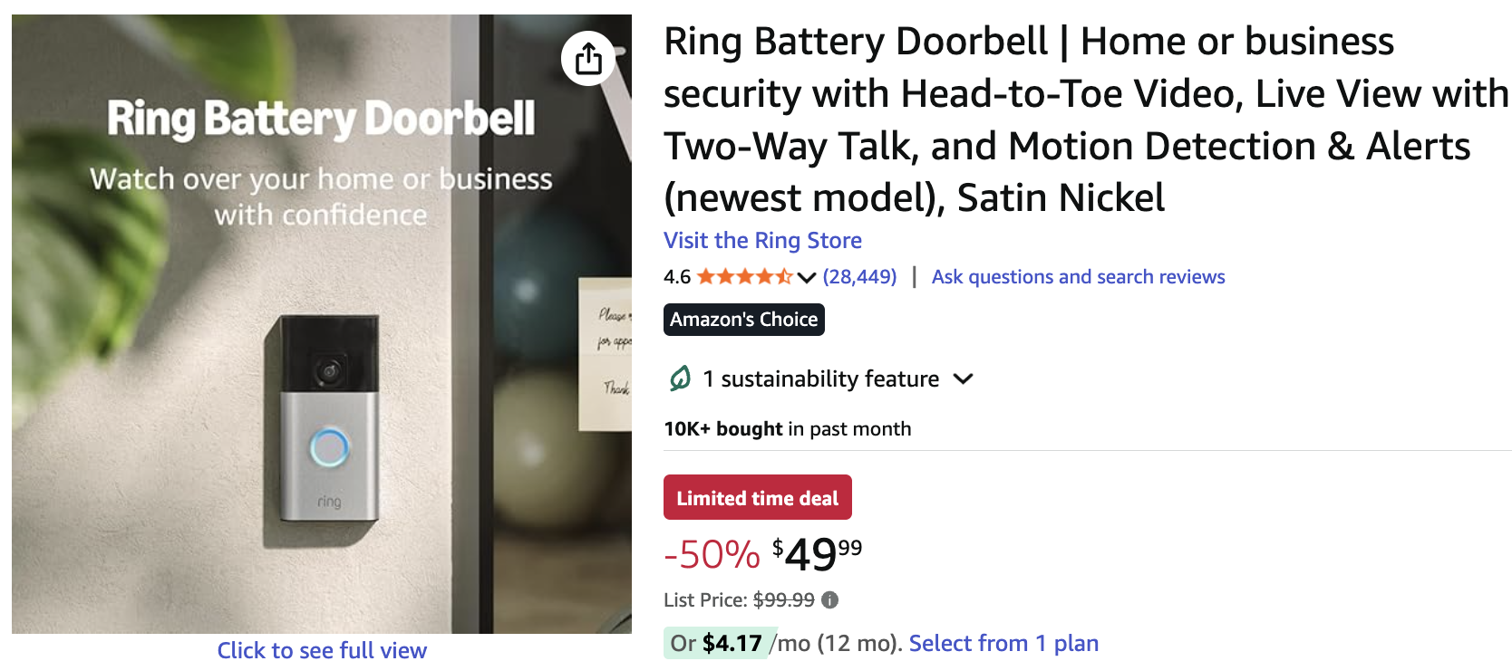 Ring Door Bell