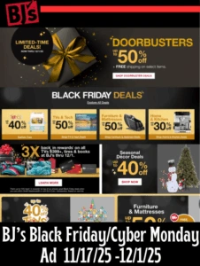 BJs Black Friday Cyber Monday ad 2025 (1)