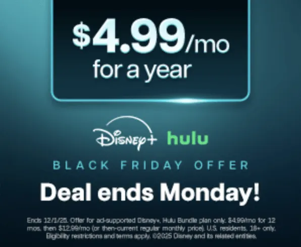 Disney+ and Hulu promo 2025