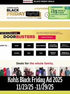 Kohls Black Friday Ad 2025