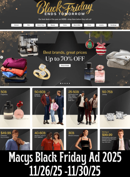 Macys Black Friday Ad 2025