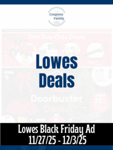 Lowes Weekly Ad Preview 11_27_25