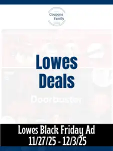 Lowes Weekly Ad Preview 11_27_25