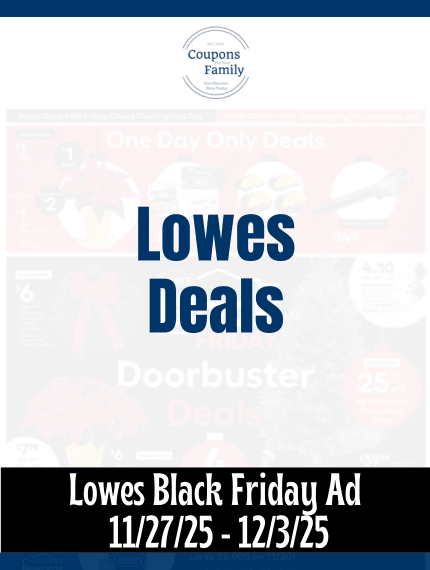 Lowes Weekly Ad Preview 11_27_25