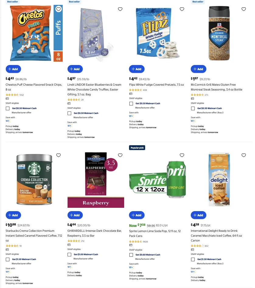 Walmart Cash Back Offers 3_29_25 pg 1