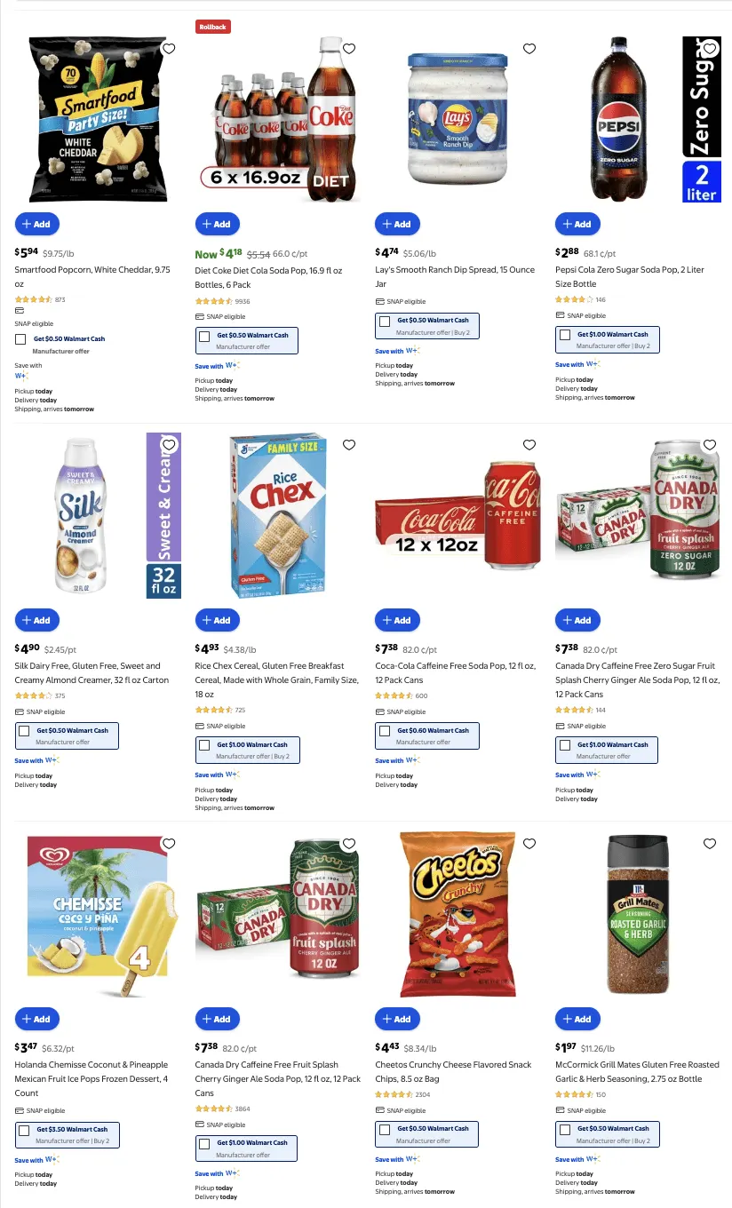 Walmart Cash Back Offers 3_29_25 pg 2