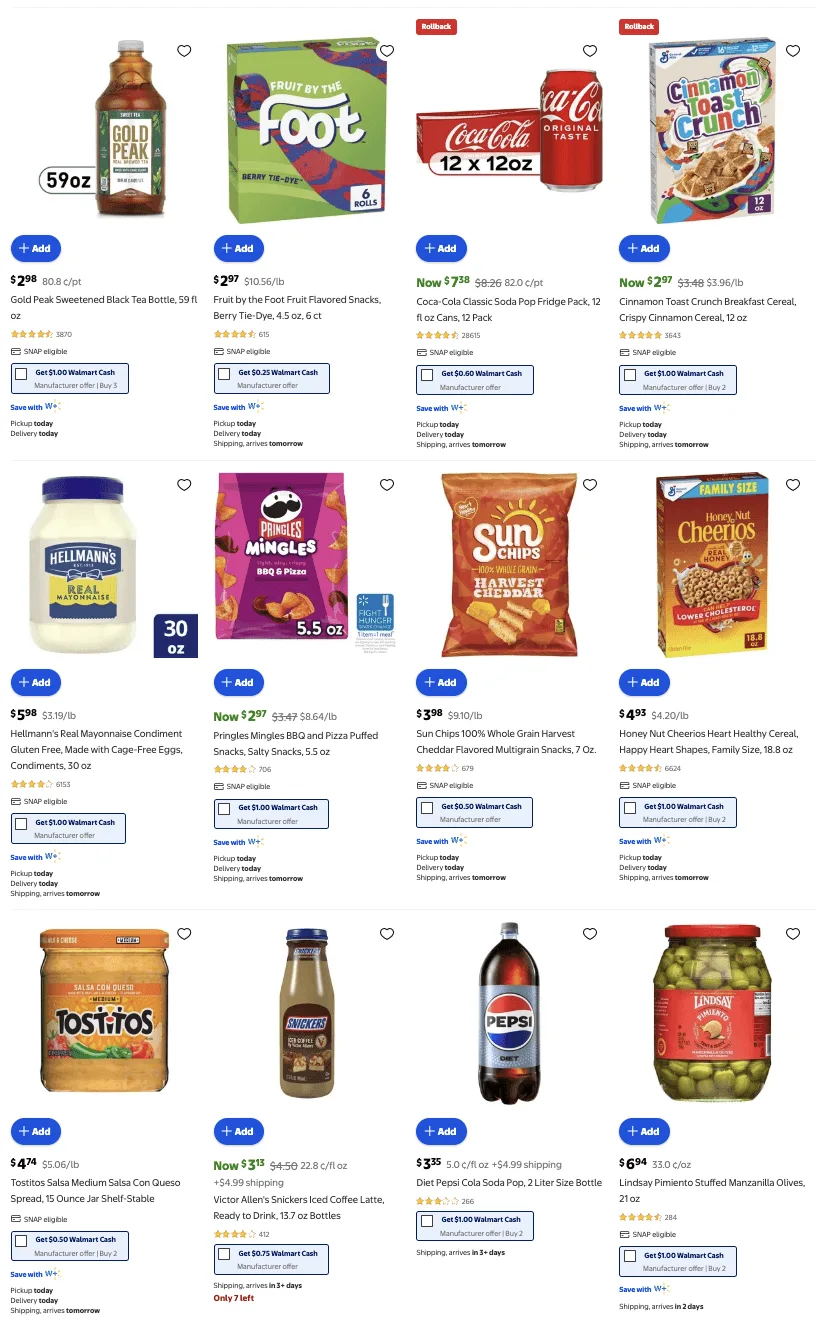 Walmart Cash Back Offers 3_29_25 pg 3