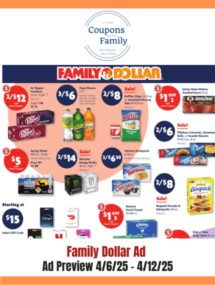 Family Dollar Ad this Week 4_6_25