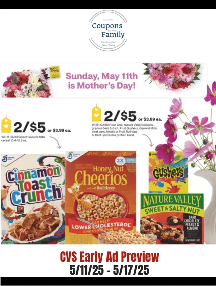 CVS Weekly Ad Preview 5_11_25