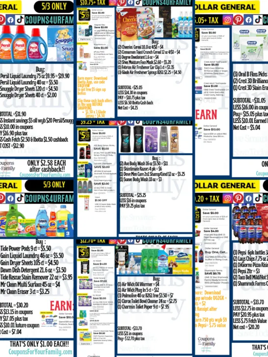 DG Coupon Scenarios 5_3_25