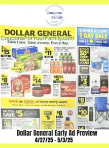 Dollar General Ad Preview 4_27_25