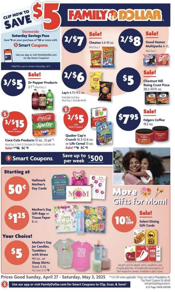 Family Dollar Ad this Week 4_27_25 pg 1