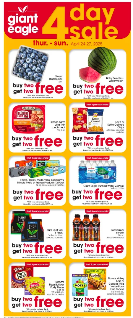 Giant Eagle Ad this week 4_24_25 pg 1