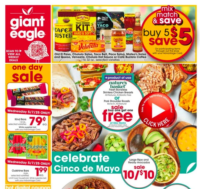 Giant Eagle Ad this week 5_1_25 pg 1