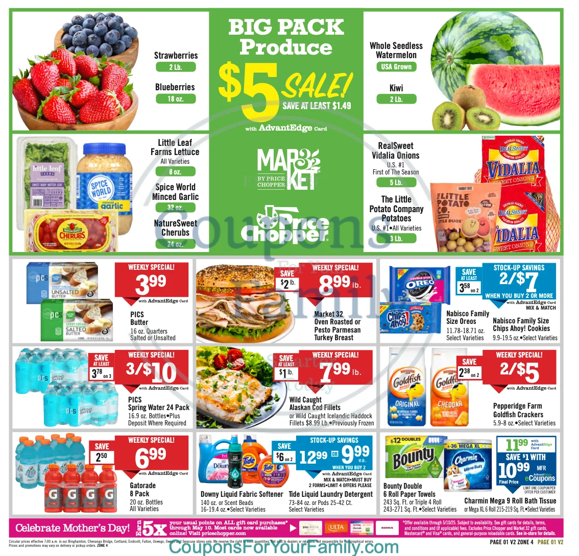 Price Chopper Ad this week 4_27_25 pg 1