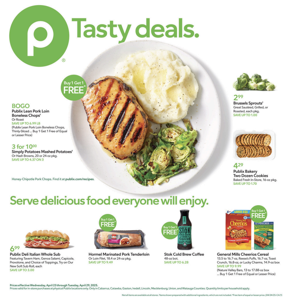Publix Ad 4_23_25 pg 1