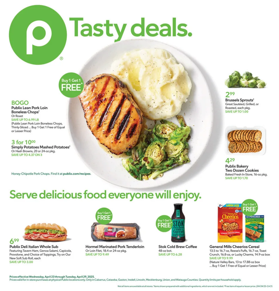 Publix Ad 4_23_25 pg 1