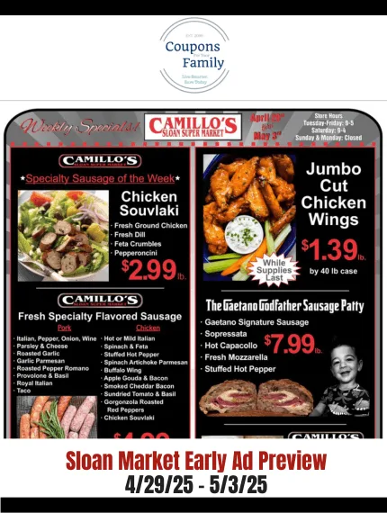 Sloan Market Weekly Ad & Meat Packages 4_29_25