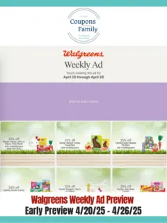 Walgreens Ad this week 4_20_25