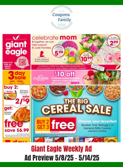 giant eagle weekly ad 5_8_25