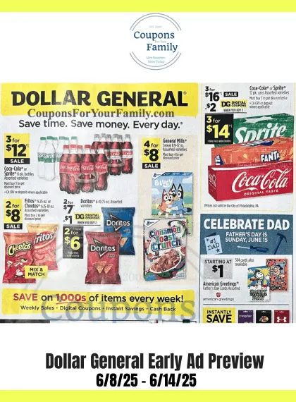Dollar General Ad Preview 6_8_25