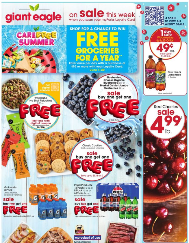 Giant Eagle Ad this week 5_29_25 pg 1