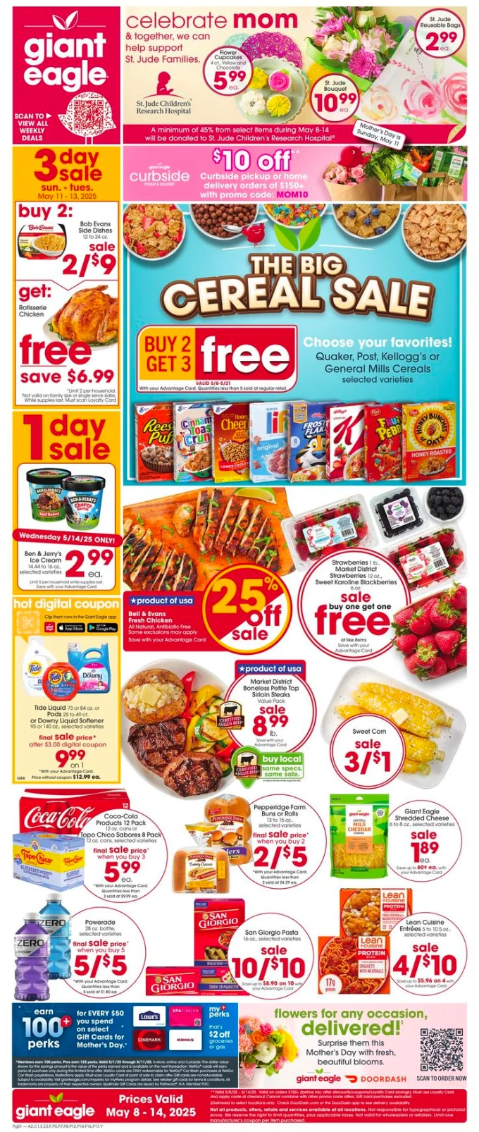 Giant Eagle Ad this week 5_8_25 pg 1
