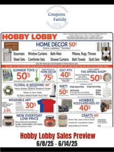 Hobby Lobby Ad This week 6_8_25