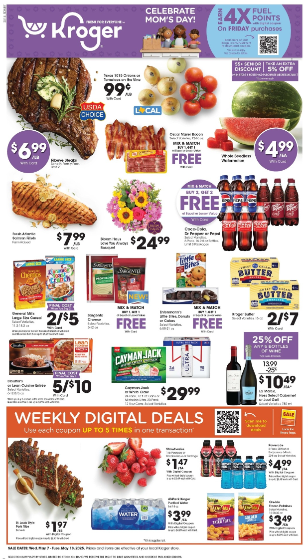 Kroger Ad this week 5_7_25 pg 1